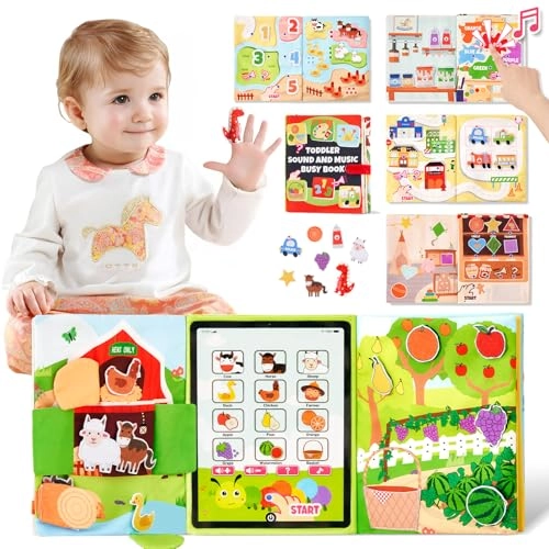 Busy Book - 1 2 3 4 5 Year Old 13 pieces