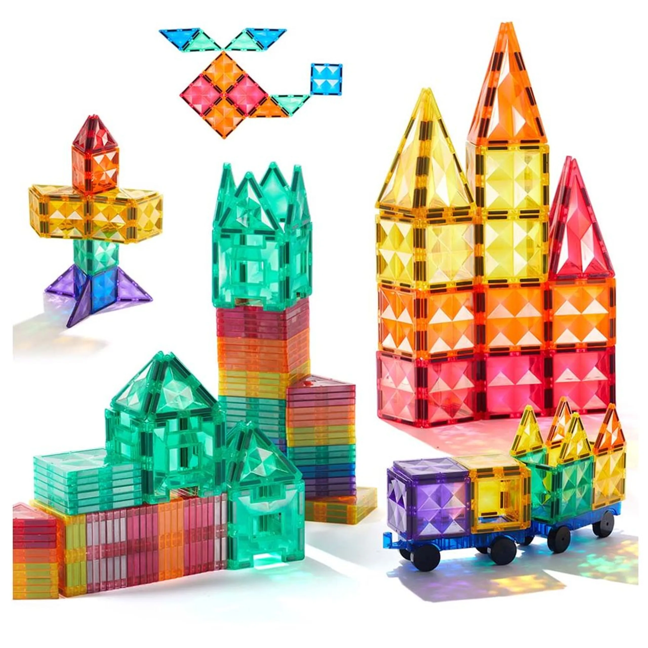 Colourful Magnetic Tiles CT1211 - 100pcs