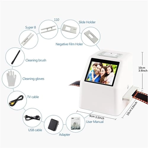 Film Scanner - 32G SD Card Storage 2.36" LCD Screen