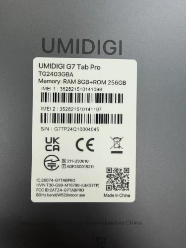 G7 Tab Pro - 256GB 11"