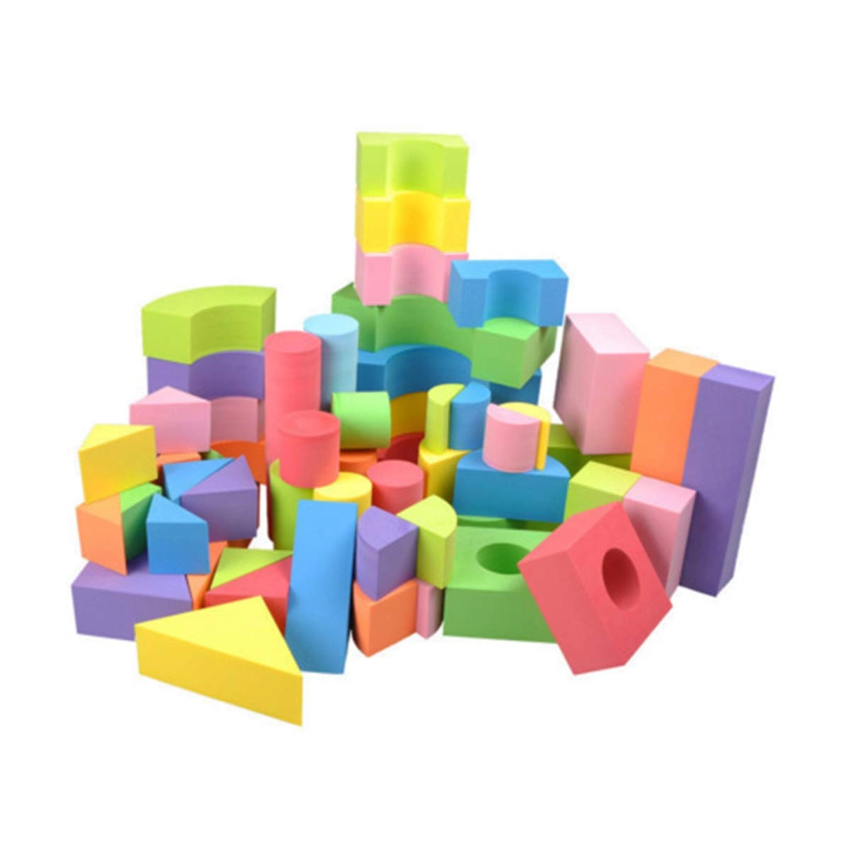 LZFuiop EVA Foam Building Blocks - 50pcs
