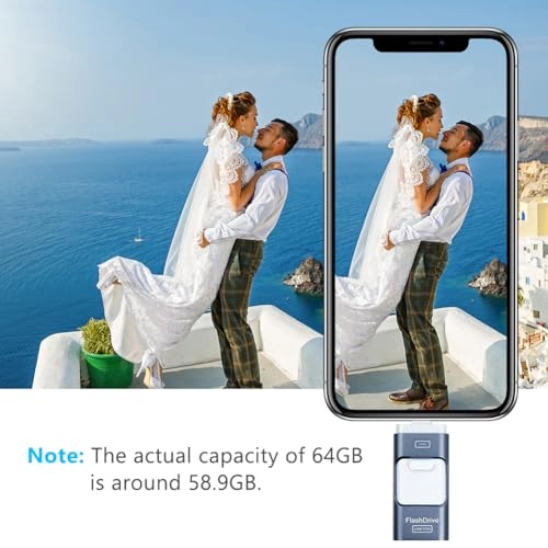 4 in 1 USB Flash Drive - USB 3.0 Type-C 64GB