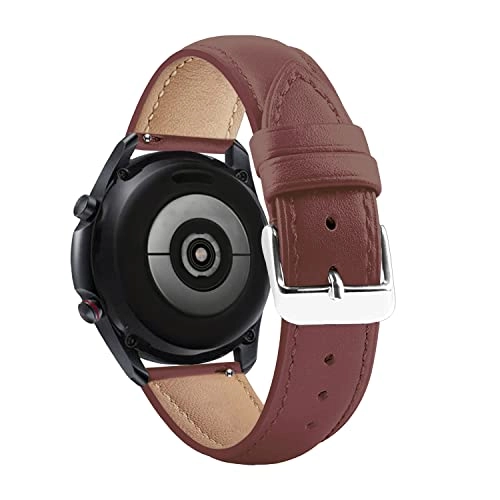 22mm Leather Watch Strap for Fastrack Limitless Fs1 Smartwatch