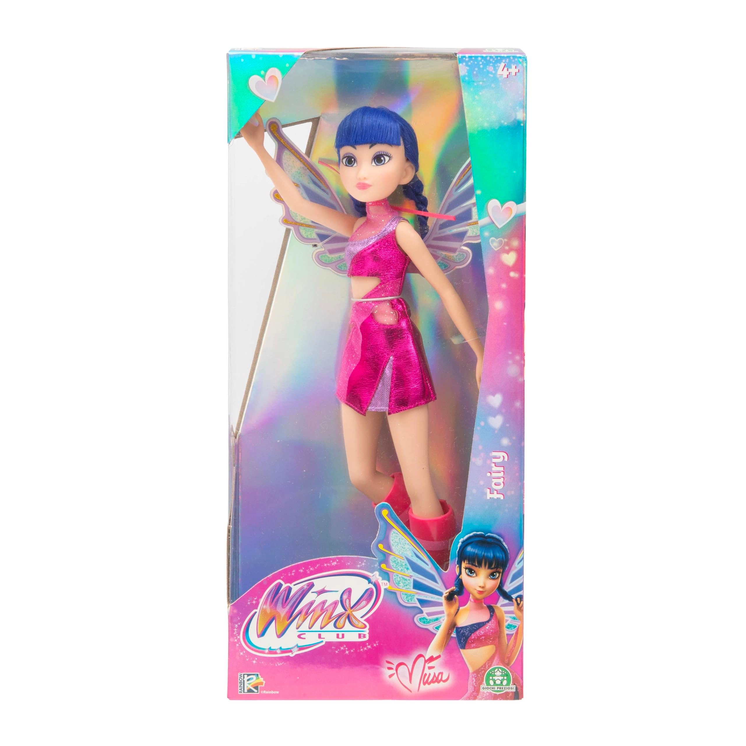 Winx Club Musa Fairy Doll - Glitter Wings Articulated Joints Ages 4+