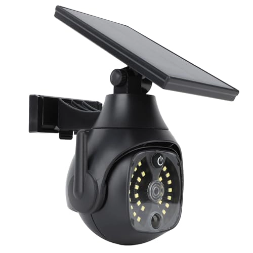 Solar Powered Fake Security Camera - outdoor
