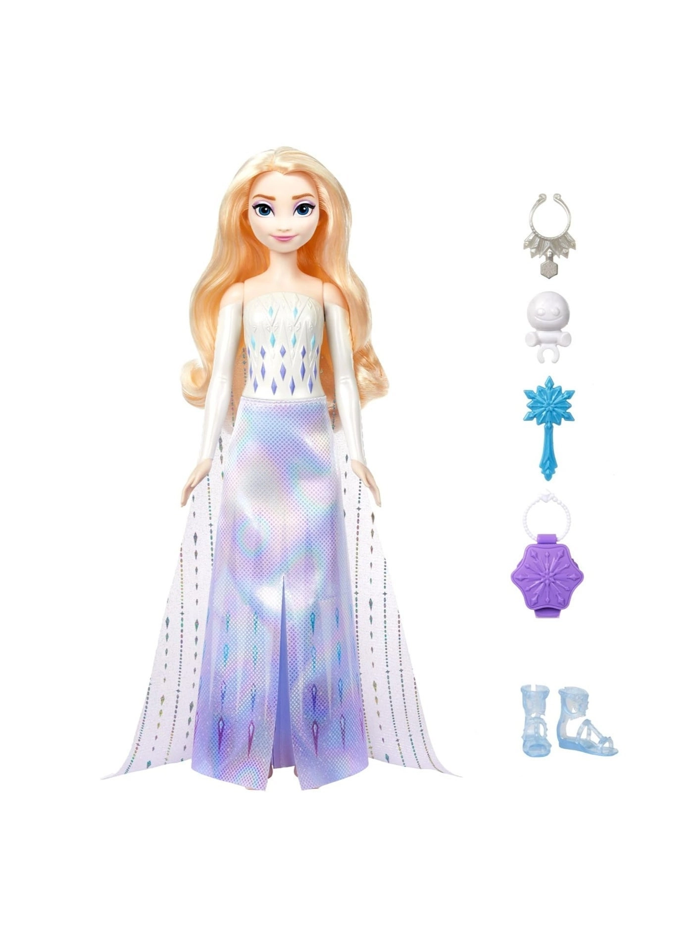 Elsa Fashion Doll - Frozen Spin & Reveal 11 Surprises