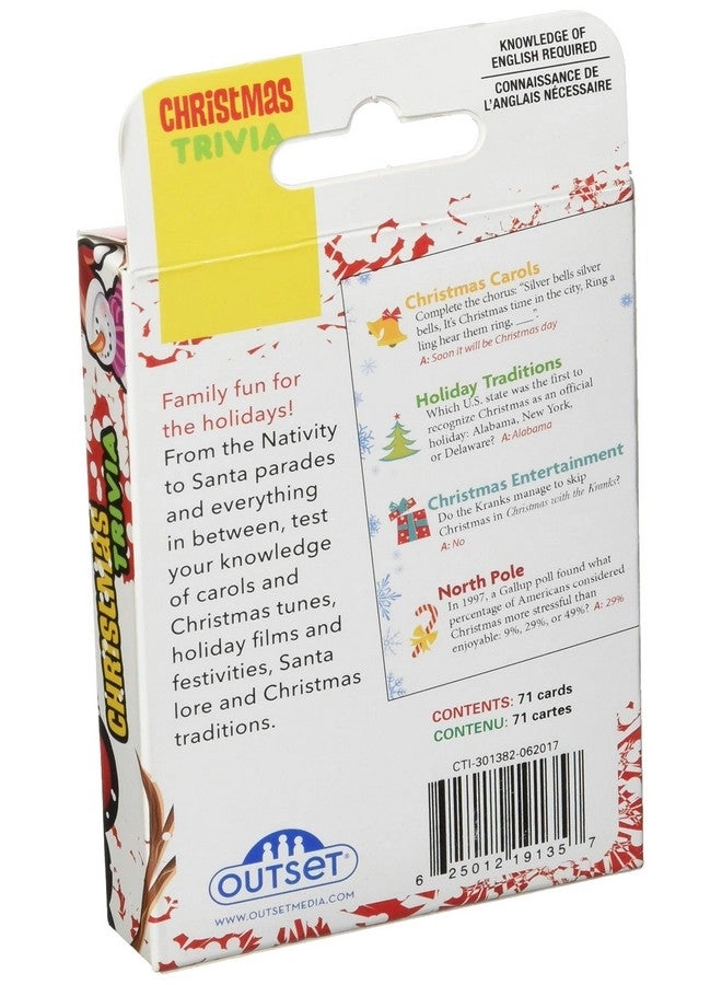Christmas Trivia Card Game - Travel Sized