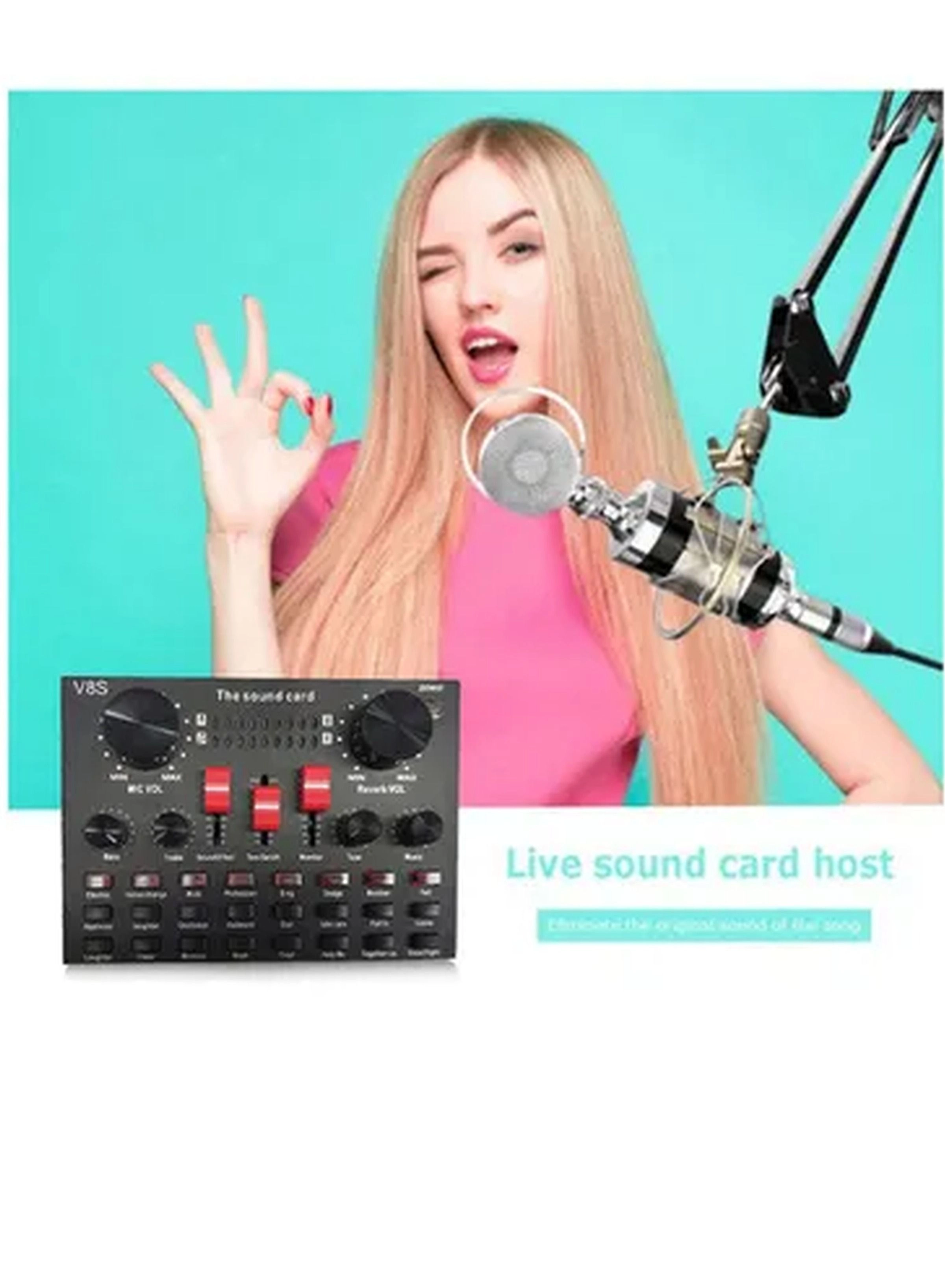 BM800 + V8S USB Microphone Kit