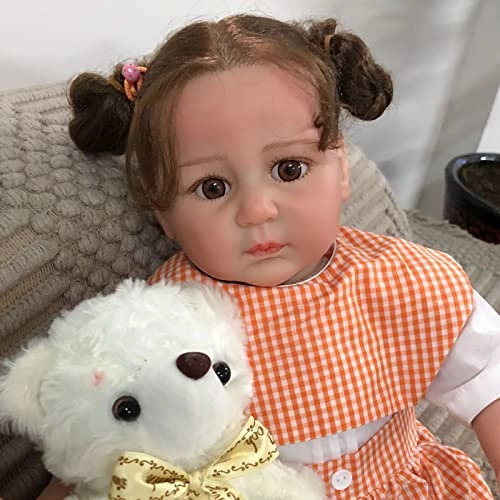 Reborn Baby Doll - 55cm 22" Vinyl Cotton Body