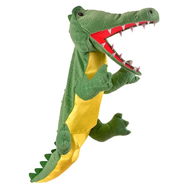 Hand Puppet Crocodile - Green 26 x 50 cm
