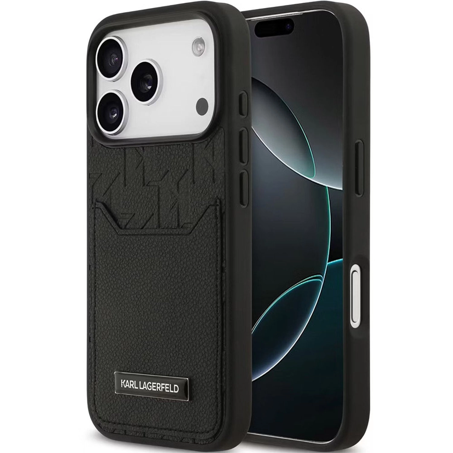PU Grained Case with Card Holder for iPhone 17 Pro Max