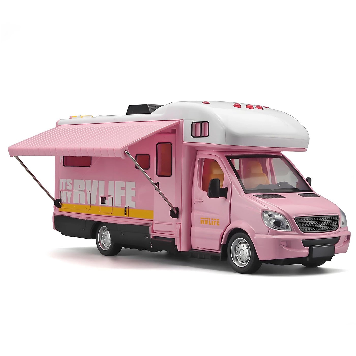Toy Camper - Die Cast Pull Back Light and Sound