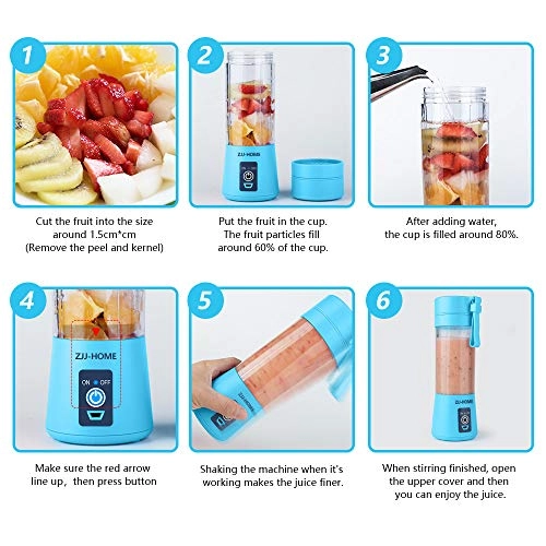 Portable Blender - USB Rechargeable Detachable Cup
