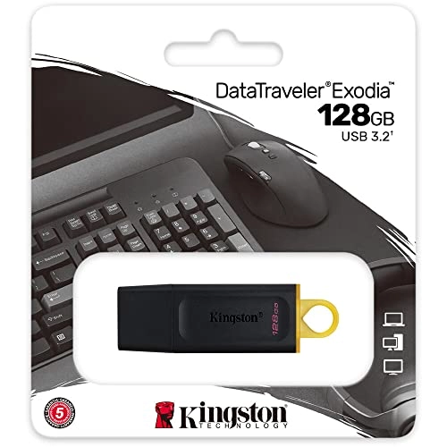 DataTraveler Exodia - USB 3.2 Gen 1 Type-A 128GB