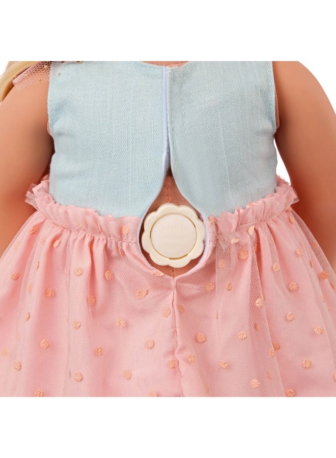 Poppy Fashion Doll Playset - 18-inch Blonde Hair Ages 3+