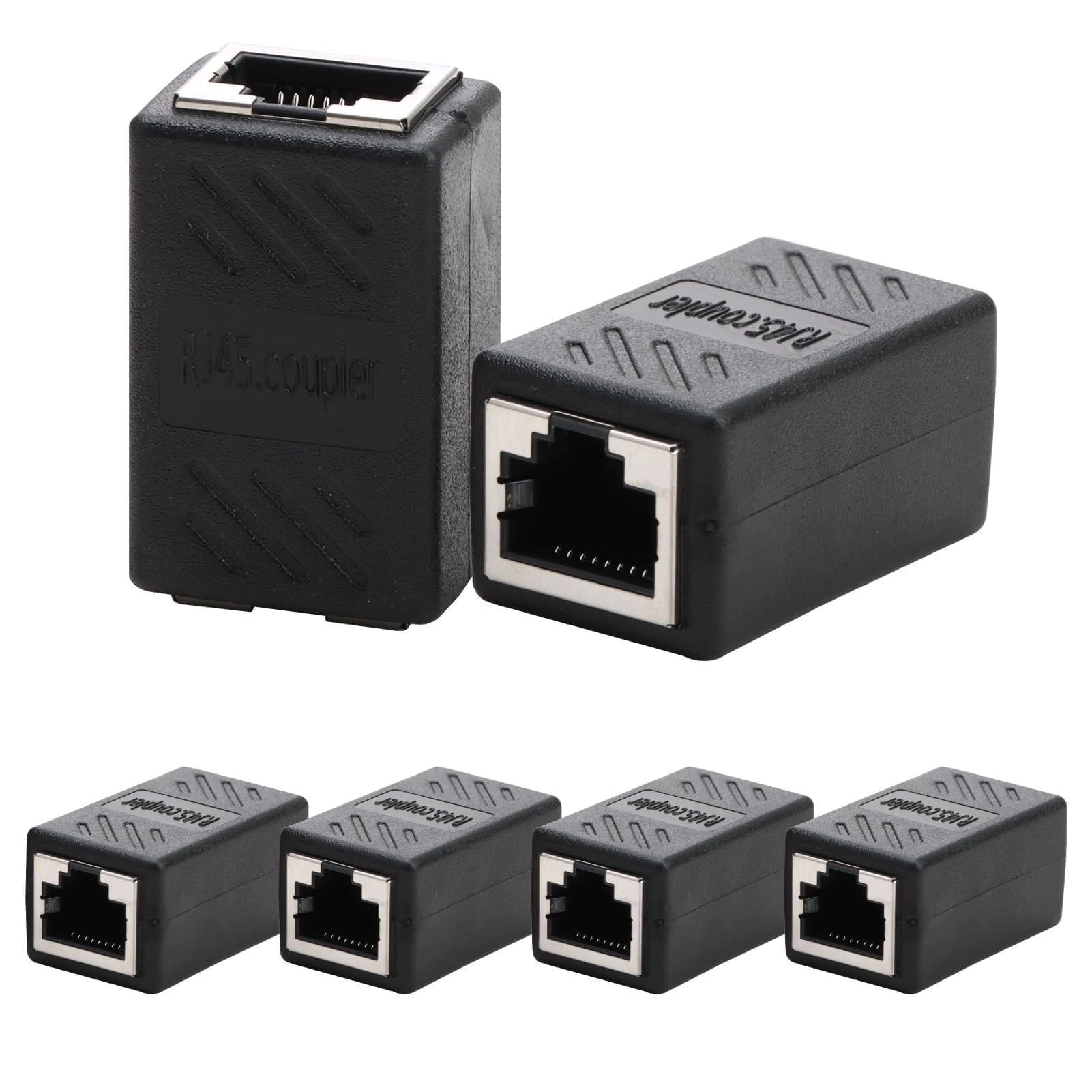 Hugwait RJ45 Coupler - 10Gbps Female to Female Pack