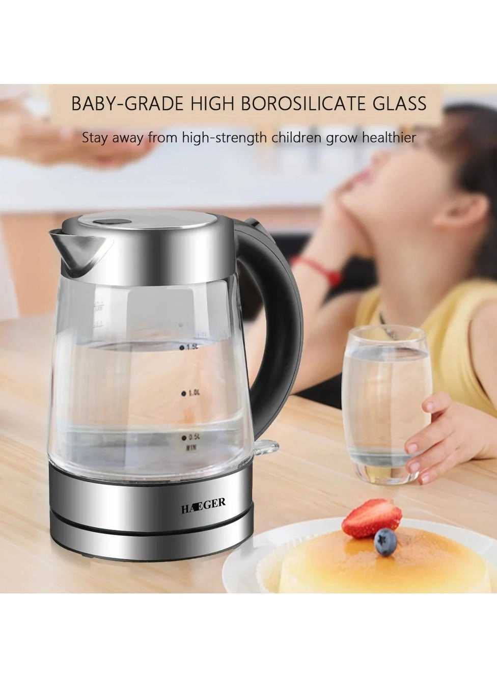 Glass Transparent Electric Kettle