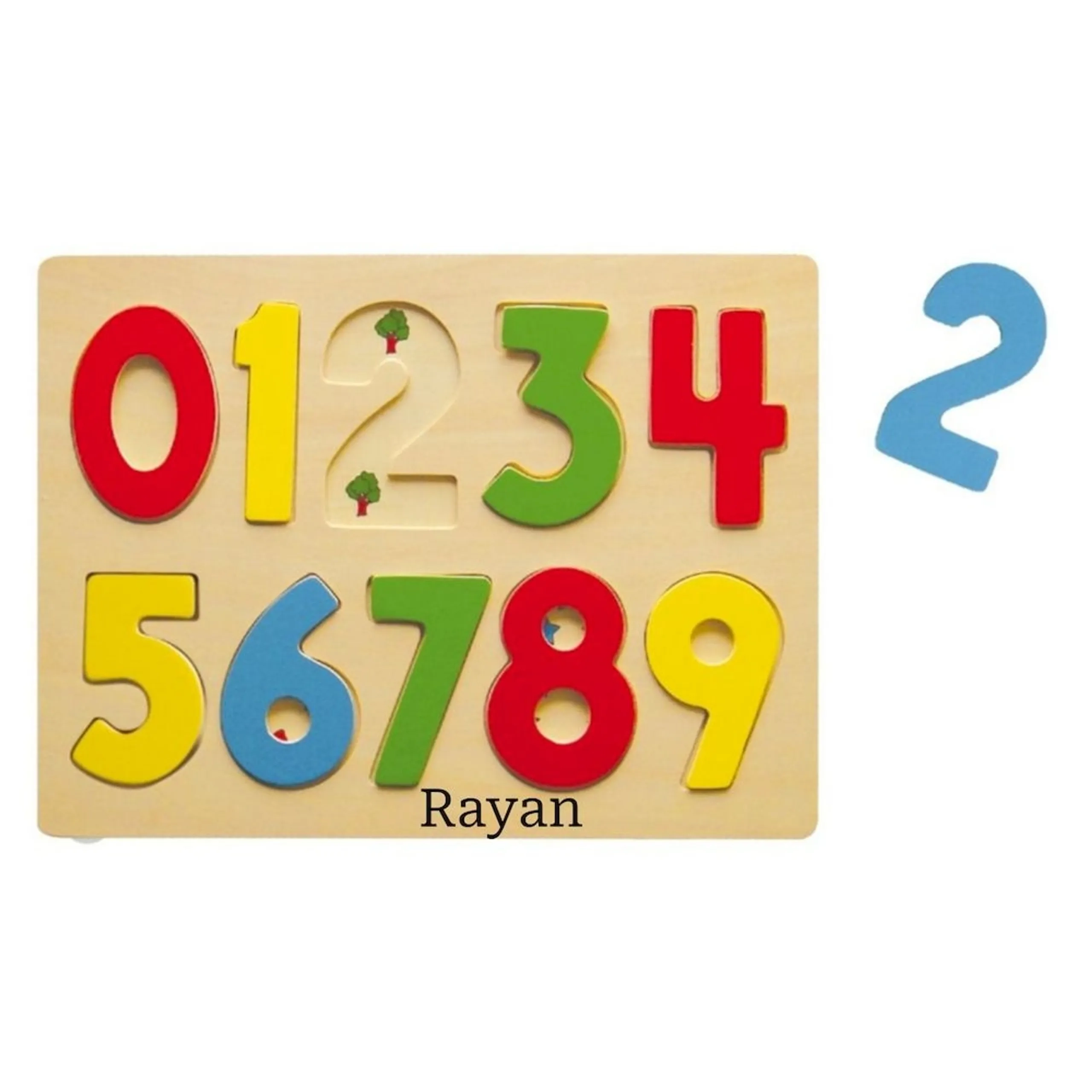 VIGA 0-9 Numbers Block Puzzle - 10 pcs