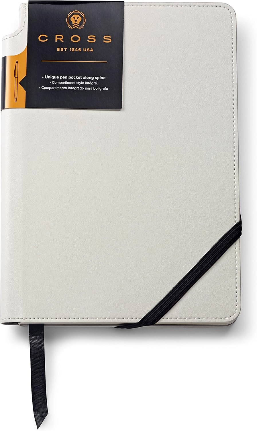 Premium Ruled Journal - Medium 16 X 21Cm Classic White