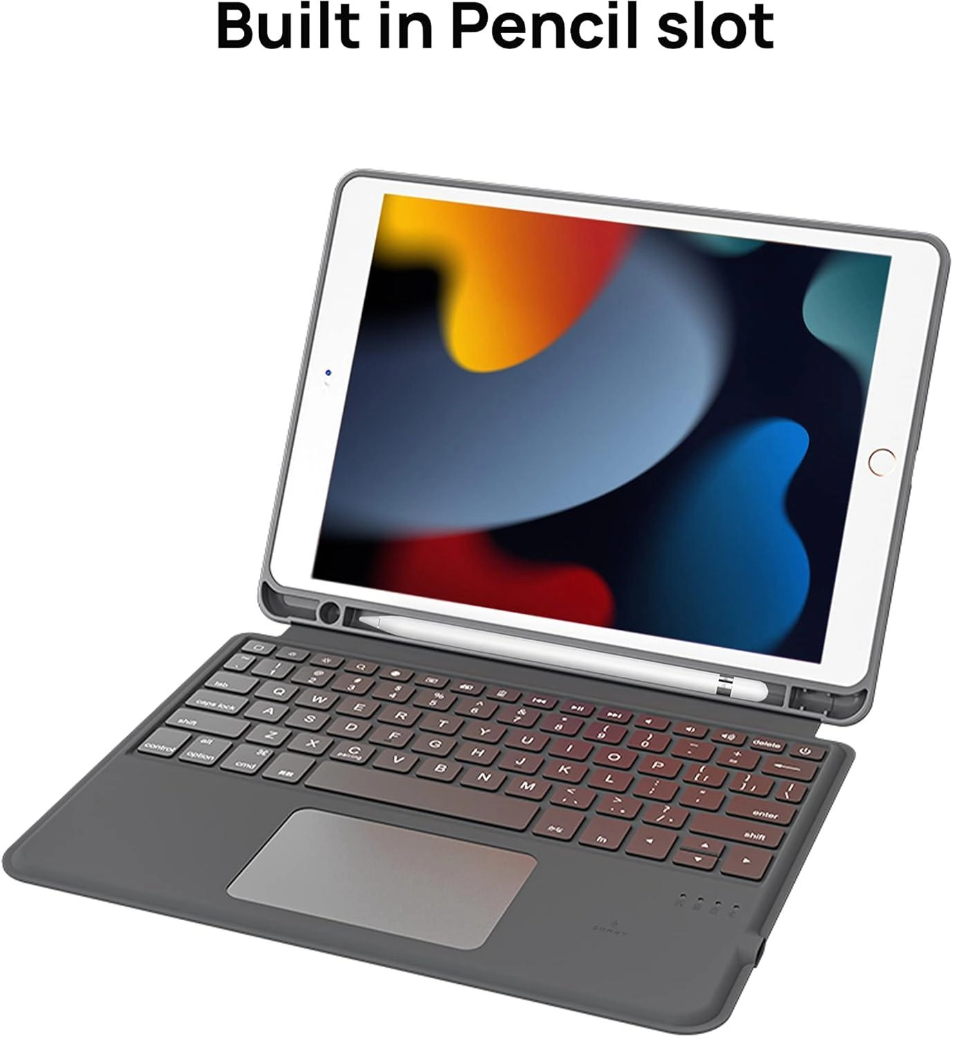 Keyboard Case with Bluetooth for iPad 10.2-inch