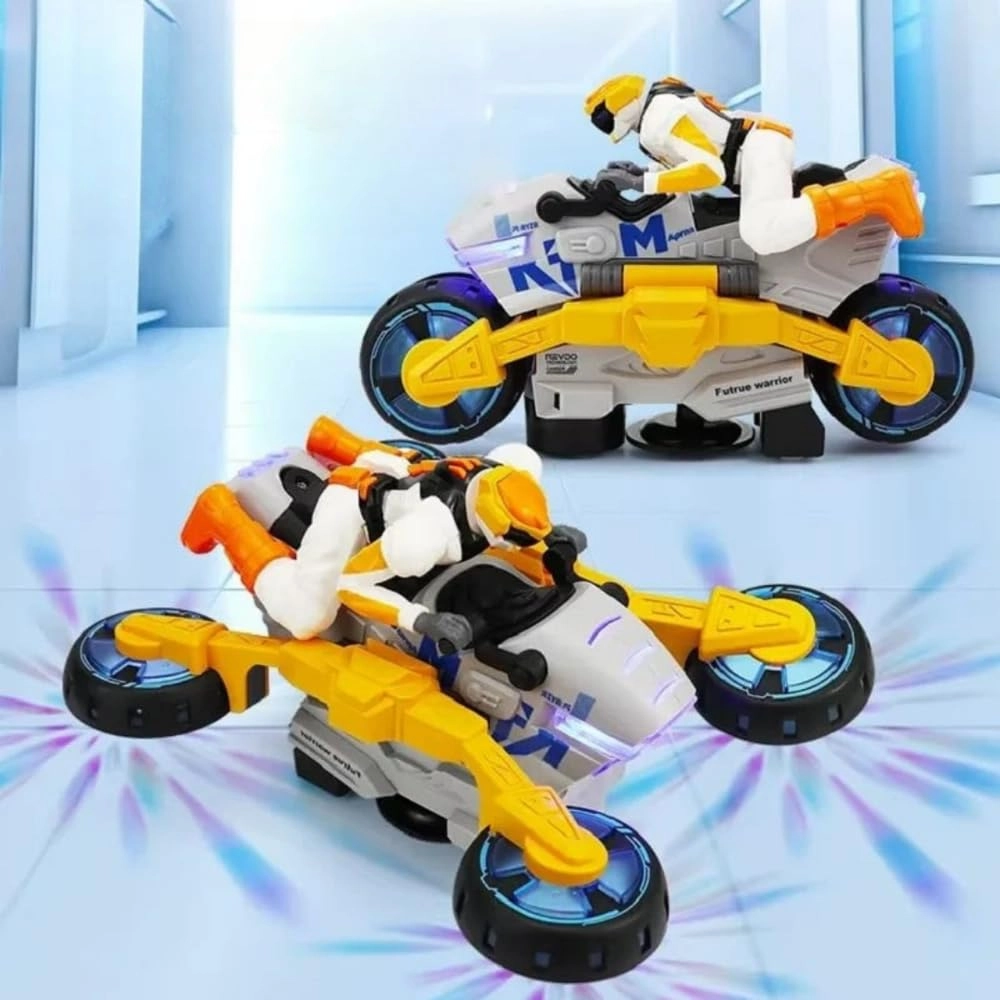 homero 2 in 1 Electric Stunt Motorcycle - 1 Count