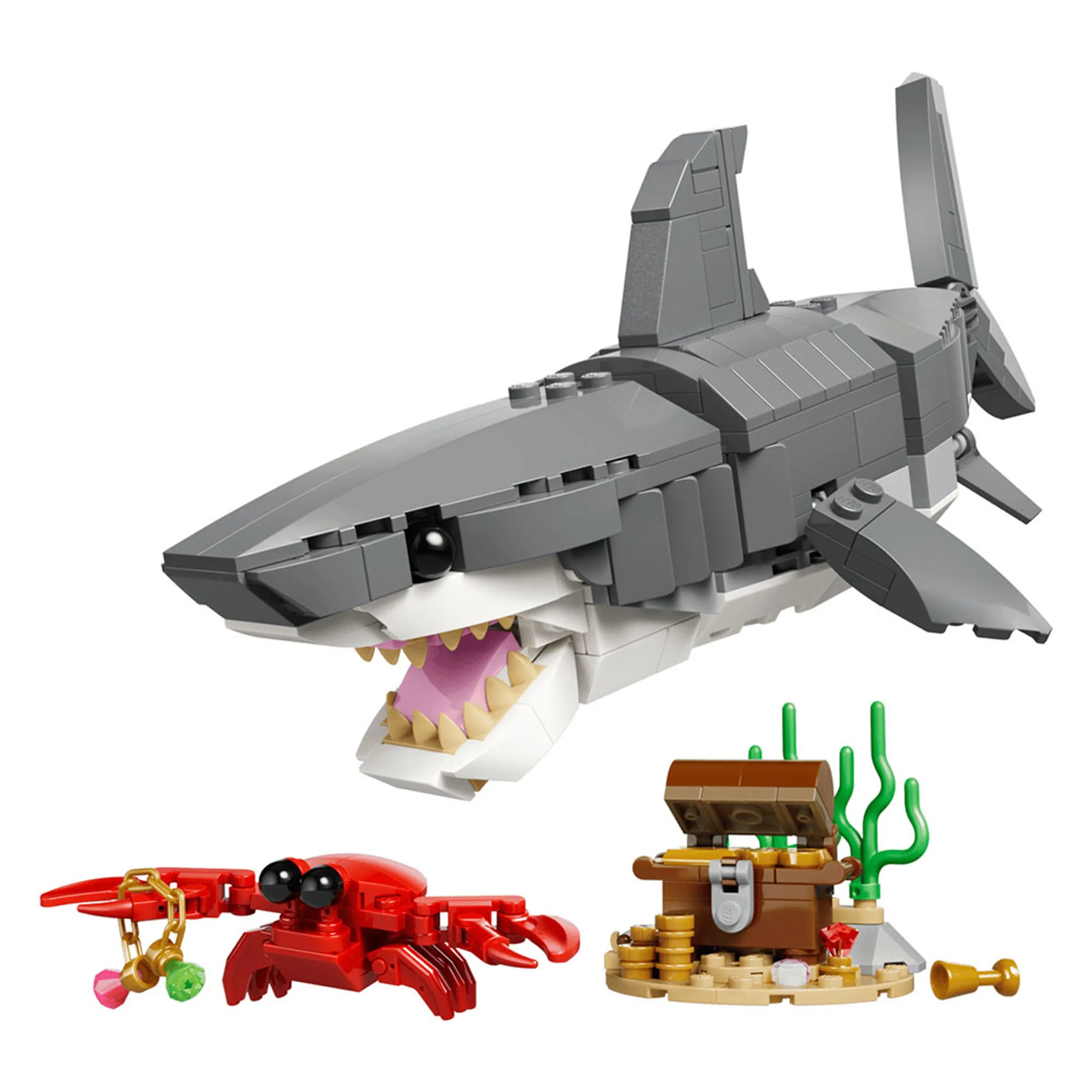 Fierce Shark with a Treasure Chest - 3in1 8+