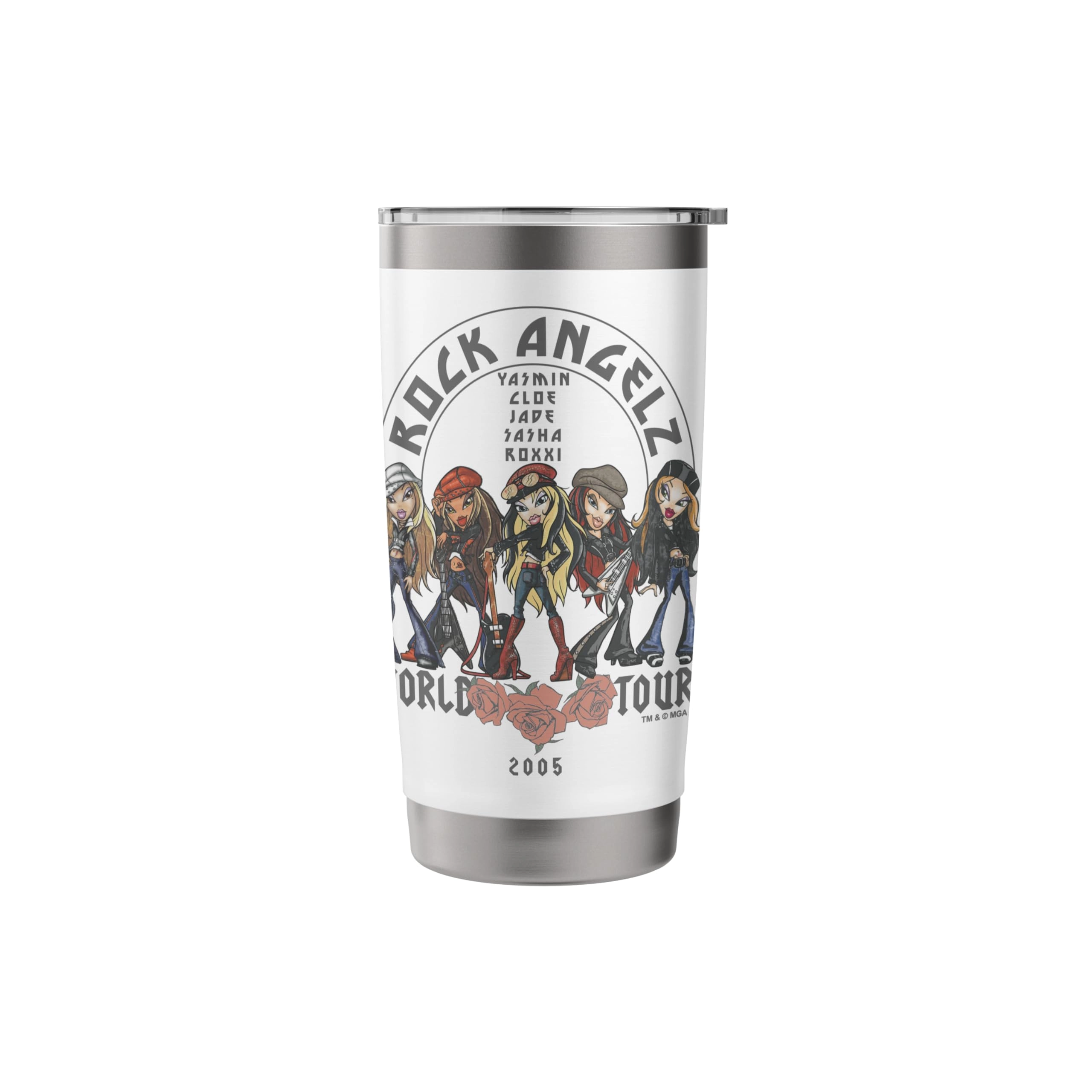 Stainless Steel Rock Angelz World Tour 2005 Poster Insulated Tumbler - 591ml