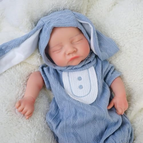 Reborn Baby Doll - 17 Inch Full Silicone Boy Ages 14+
