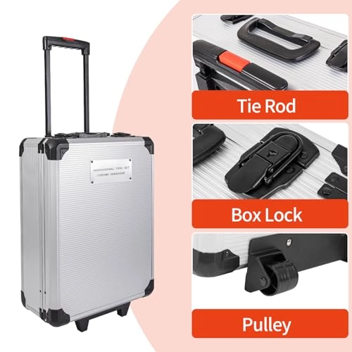 Power Drill Set - 18V Cordless Black