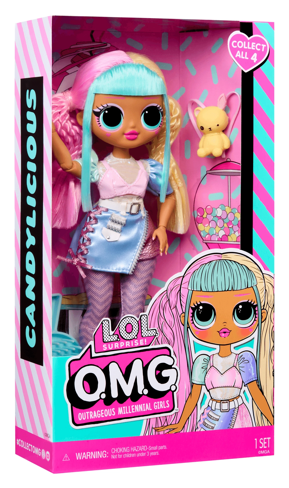Candylicious Entry Doll - Pastel candy-inspired Includes accessories Ages 2+
