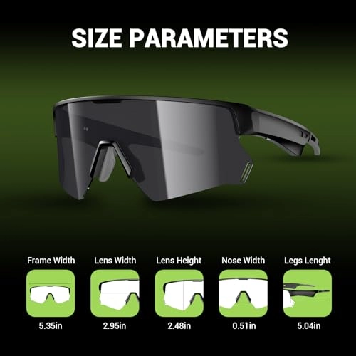 Polarized Sports Smart Sunglasses - TAC Polarized IP54 Bluetooth
