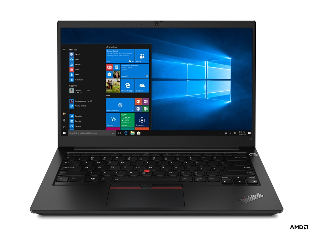 Lenovo (Renewed) ThinkPad E14 Gen 2 - 14.1'' Ryzen 7-4700U 8GB DDR4 256GB SSD