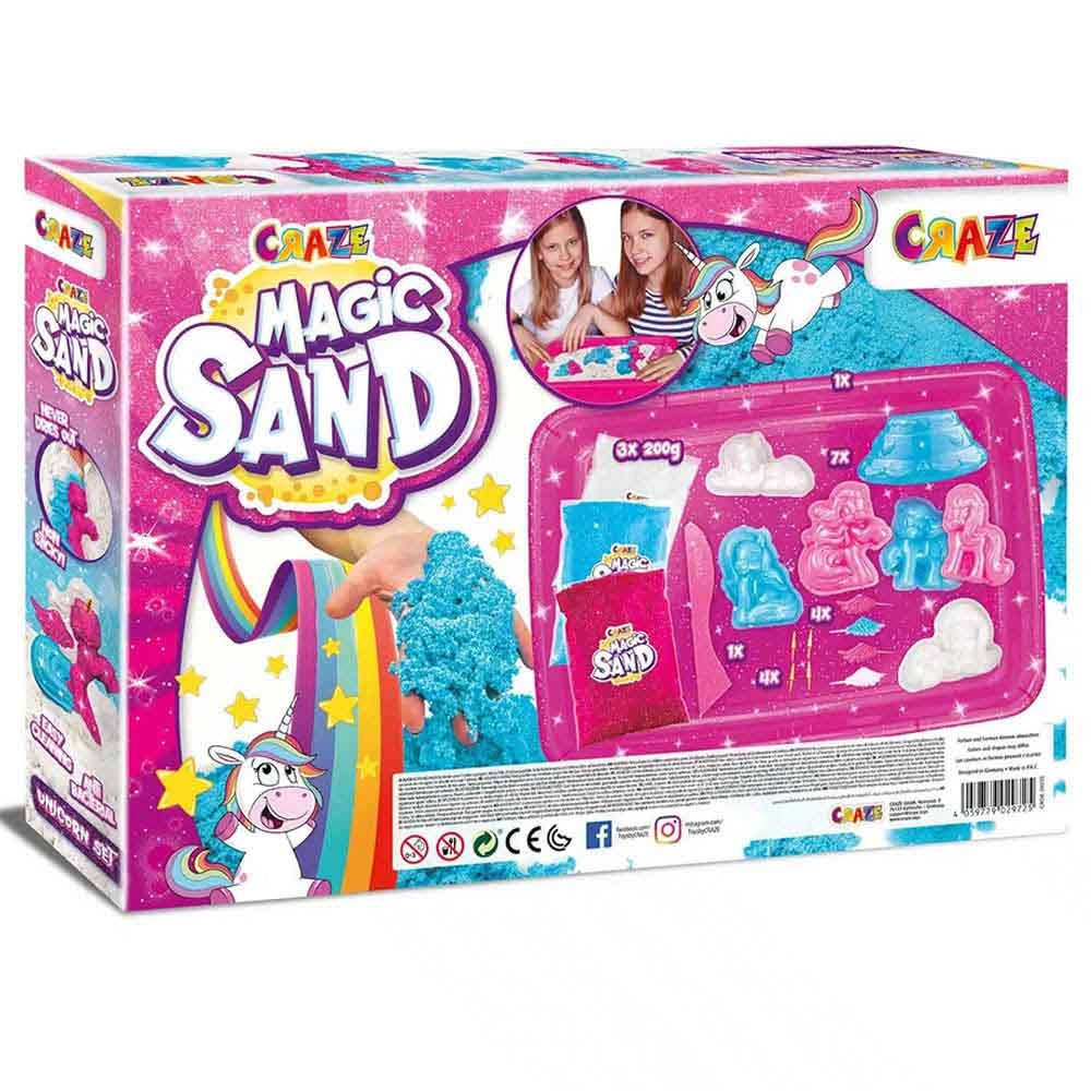 Magic Sand Unicorn Playset - 3+ years 7 Molds