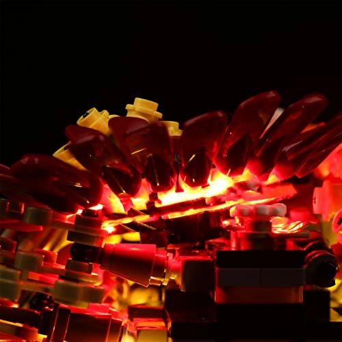 LED Light Kit for LEGO Dried Flower Centerpiece 10314 - USB Powered Copper