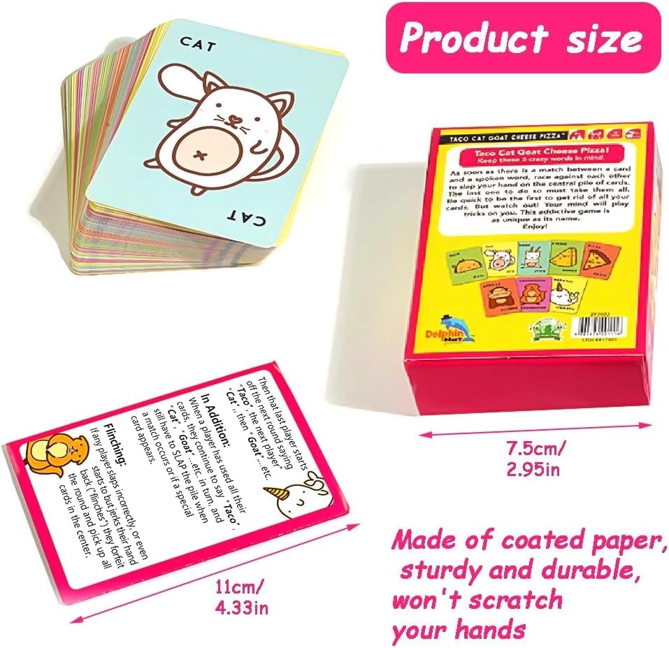 Taco Cat Goat Cheese Pizza - English 8+ Years 64 cards