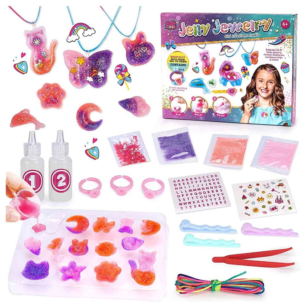 Jelly Jewellery Craft Kit - 27pcs DIY Kids