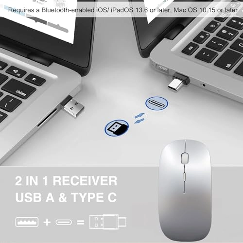 Wireless Mouse with Jiggler - Bluetooth