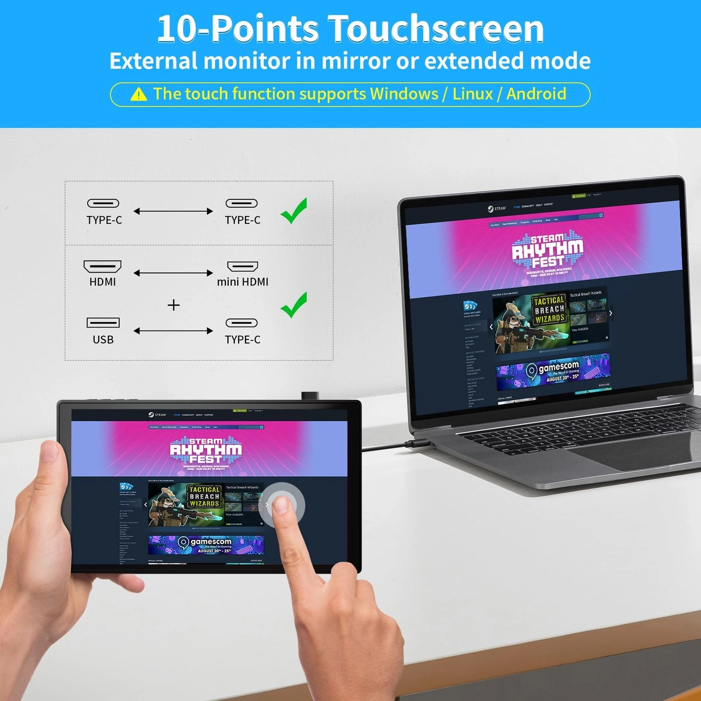 Portable Touchscreen - 9d99a9a0-83b5-402d-a210-d1acf0b9e2a1 7 Inches 1920x1080