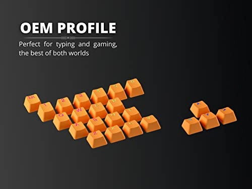 Rubber Keycap Set - OEM Profile Pistachio 23 Keys