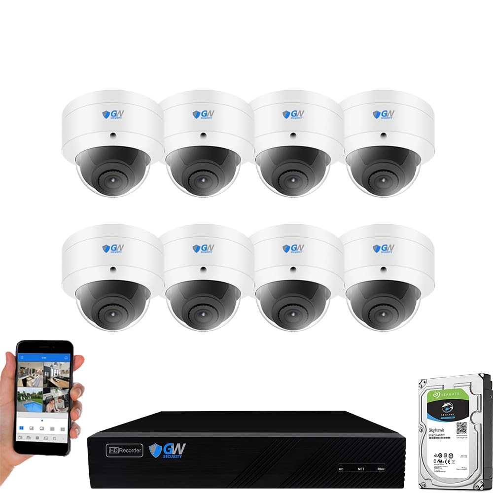 GW Security GW5508NPG - 8 Channel 2TB + GW8533MIC - 4K 8MP