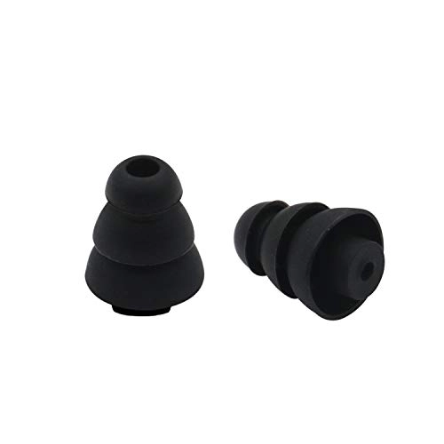 Triple Flange Earbud Tip for Etymotic Shure Klipsch Westone - 2mm Hole 4 Pairs S/L