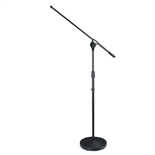 Microphone Stand - 65-130cm Black Round base