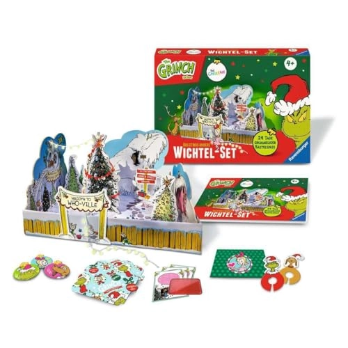 BeCreative DIY Wichtelset mit dem Grinch - grün für Kinder ab 4 Jahren