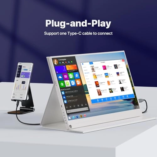 Portable Monitor - FHD 1080P 15.6 Inches