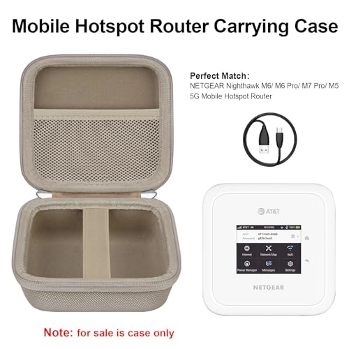 Carrying Case for NETGEAR Nighthawk M6/ M6 Pro/ M7 Pro/ M5 - Champagne Gold