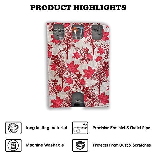 Front Load Washing Machine Cover - Washable Dustproof 23x23x33