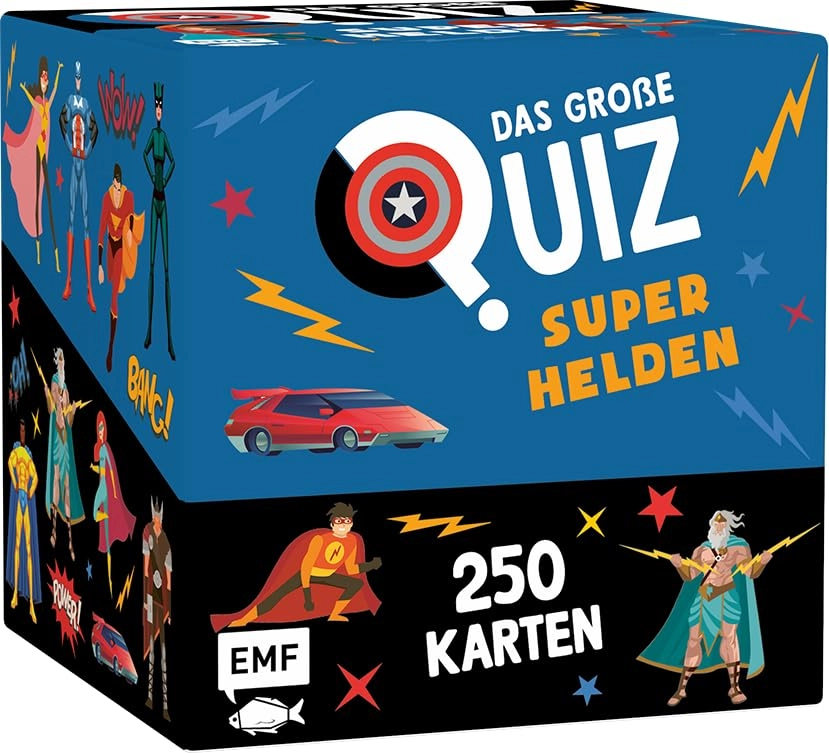The Big Quiz - Superheroes - 250 Cards (German)