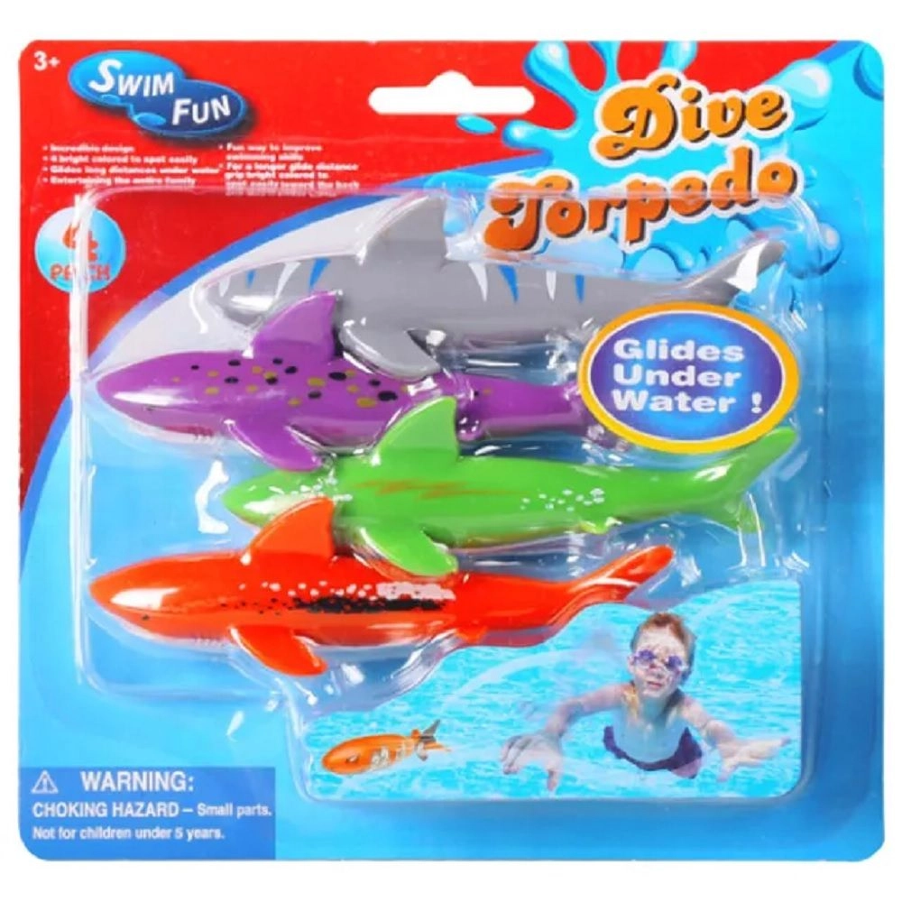 Diving Shark Variety Toys - 5+ Multi Colour
