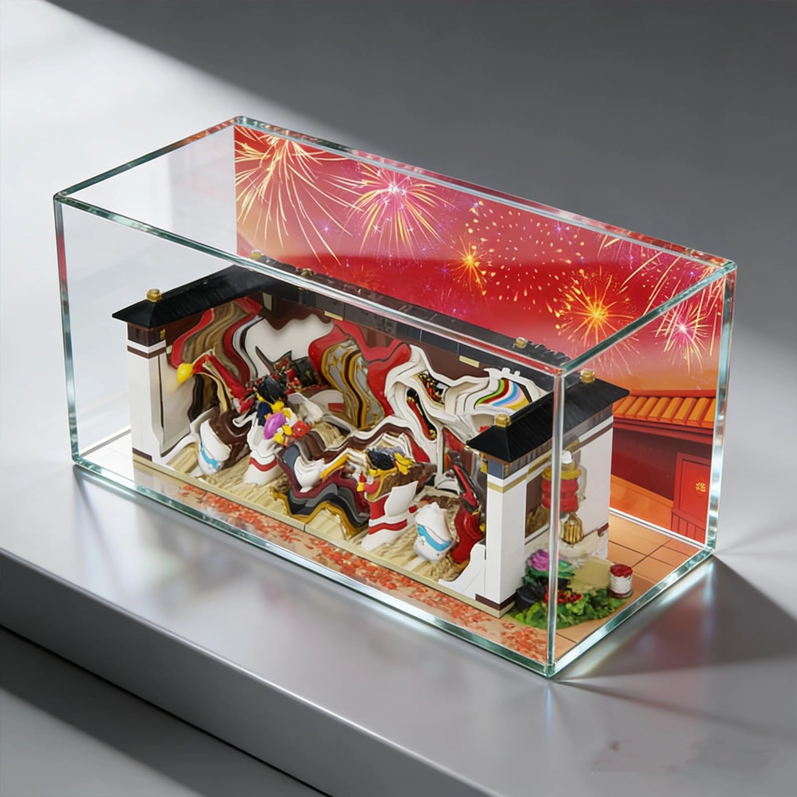 Generisch Display Case (80101) - 35 x 19 x 15 cm Acrylic