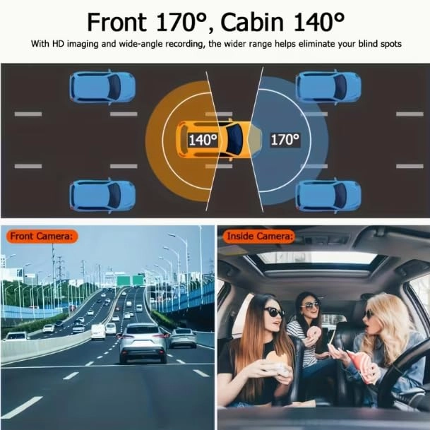 Dual Camera Car Dash Cam